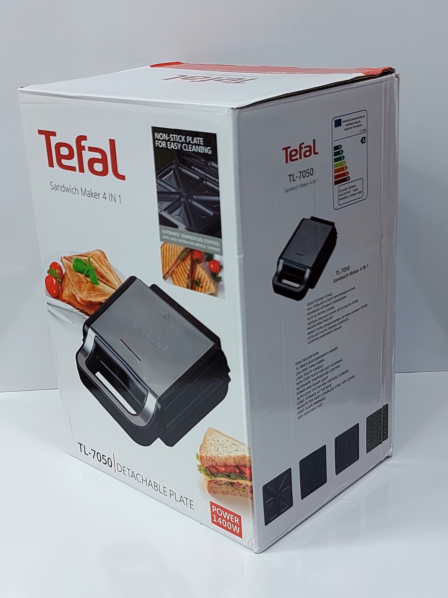 ساندویچ ساز ۴ کاره تفال مدل TL-7050 بدنه استیل